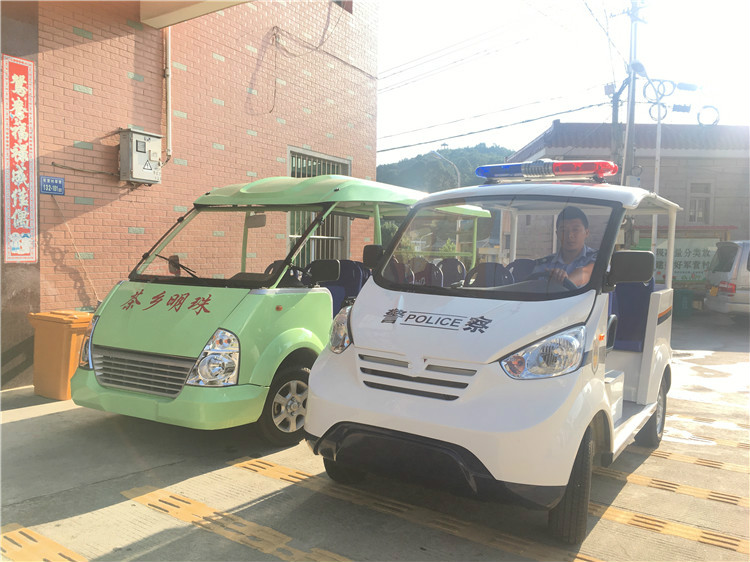 敞篷电动巡逻车@福建-厦门同安军营村乡村游项目